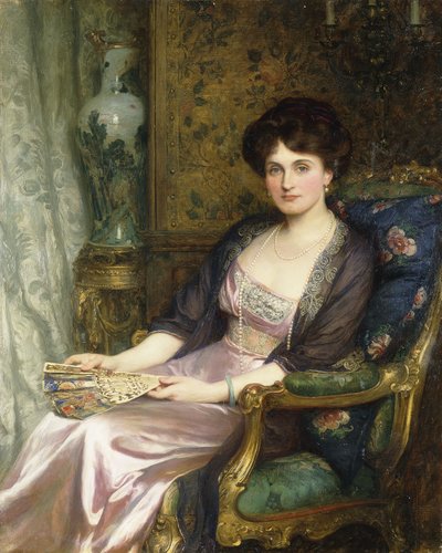 صورة سيدة قيل لها زوجة الفنانة 1911 بواسطة فرانك ديكسي