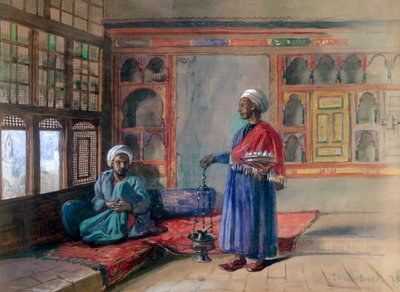 شقة في بيت الشيخ السادات ، القاهرة ، 1873 بواسطة فرانك ديلون
