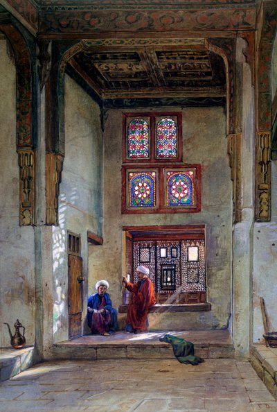 غرفة الاستقبال ، Memlook Radnau Beys House ، القاهرة ، 1873 بواسطة فرانك ديلون