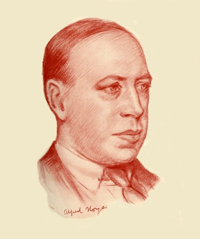 ألفريد نويز ، 1928. بواسطة فرانك إي سلاتر