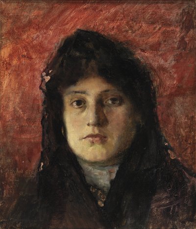 رأس امرأة ، كاليفورنيا. 1910. بواسطة فرانك إدوين سكوت