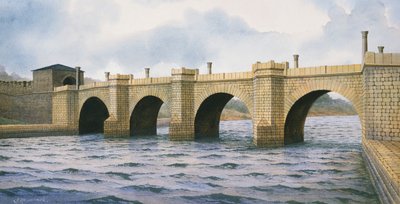 دعامة جسر هادريان لجدار تشيسترز ، القرن الثاني ، c1990-2010 بواسطة فرانك جاردينر