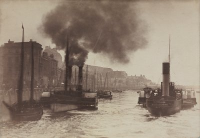مشهد هاربور بدون عنوان ، ج. 1880. بواسطة فرانك ميدو ساتكليف