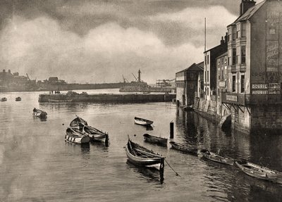 منظر للميناء ، ويتبي ، شمال يوركشاير ، c1889 بواسطة فرانك ميدو ساتكليف