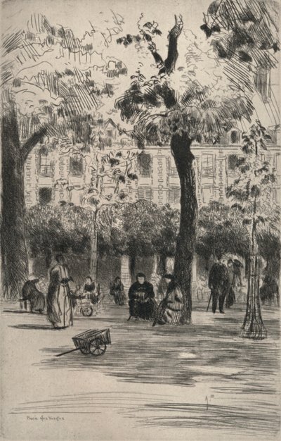 Place des Vosges ، 1915 بواسطة فرانك ميلتون أرمينجتون