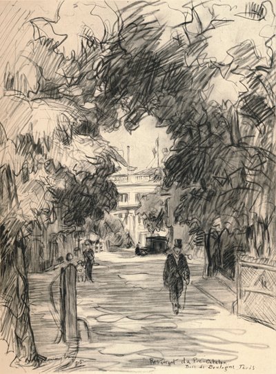 مطعم Pré-Catela ، بوا دي بولون ، 1915 بواسطة فرانك ميلتون أرمينجتون
