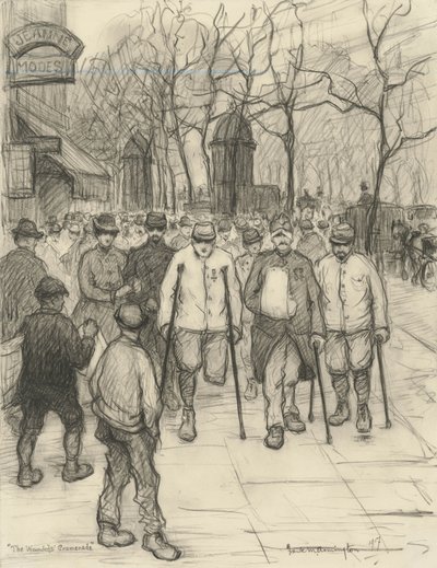 منتزه الجرحى ، 1917 بواسطة فرانك ميلتون أرمينجتون