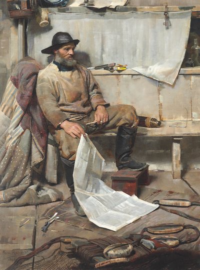 الصياد ، 1890 بواسطة فرانك ريتشاردز