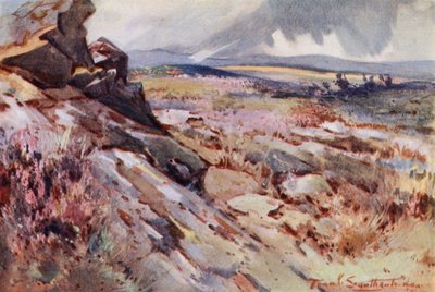 On the Roman Wall (colour litho) بواسطة فرانك ساوثجيت
