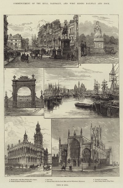 بدء تشغيل Hull و Barnsley و West Riding Railway and Dock بواسطة فرانك واتكينز