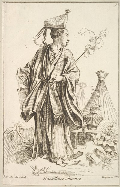 المؤدي الصيني ، 1738-45. بواسطة فرانسوا باوتشر