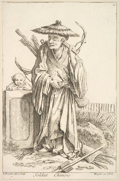 الجندي الصيني ، 1738-1745. بواسطة فرانسوا باوتشر