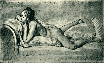 مستلق عاري ، 1751 ، 1943. بواسطة فرانسوا باوتشر