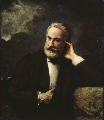صورة لفيكتور هوغو 1802-1885 ، حوالي 1868. بواسطة فرانسوا شيفلارت