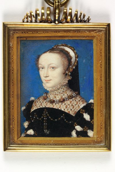 Lady Elizabeth Fitzgerald, Countess of Lincoln (watercolor & bodycolour on vellum) بواسطة فرانسوا كلويت