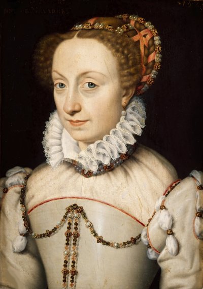 صورة لجين الثالثة من نافارا 1528-1572 ، 1570. بواسطة فرانسوا كلويت