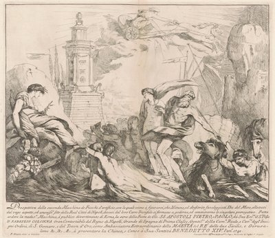 The Seconda Macchina للصين عام 1741: نبتون وأمفيتريت بواسطة فرانسوا هوتين
