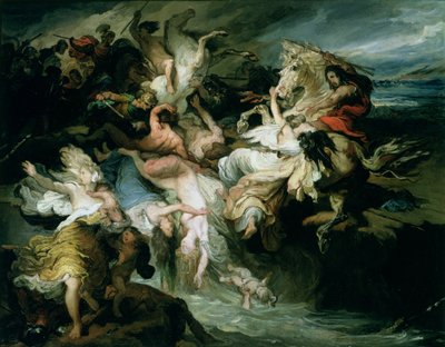 هزيمة الجرمان و Cimbri بواسطة Gaius Marius (c.157-86 قبل الميلاد) (زيت على ورق على قماش) بواسطة فرانسوا جوزيف هايم