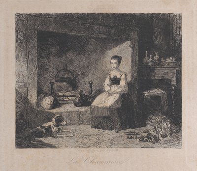 The Cottage La Chaumiere ، 1800-50. ، 1800-50. بواسطة فرانسوا جول كوليجنون