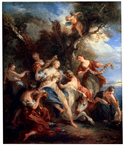 اغتصاب أوروبا ، c1725 بواسطة فرانسوا ليموين