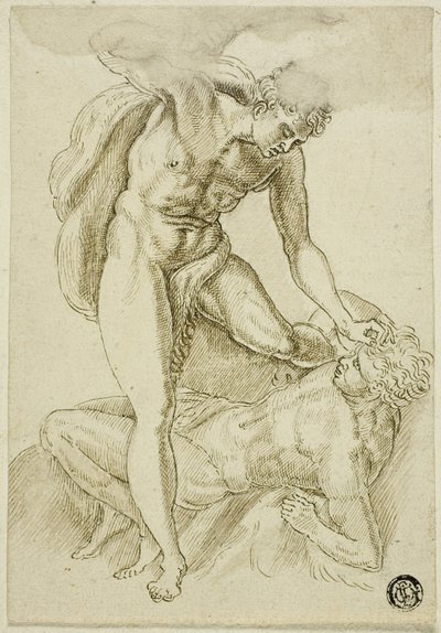 قابيل يقتل هابيل بواسطة Frans Floris I