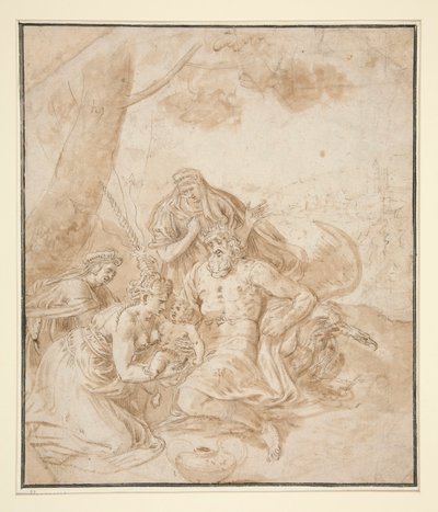 ولادة باخوس بواسطة Frans Floris the Elder