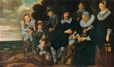 مجموعة عائلية في منظر طبيعي ، 1647-50 بواسطة فرانس هالس