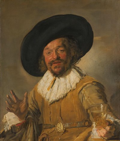 رجل ميليشيا يحمل Berkemeyer ، المعروف باسم "Merry Drinker" حارس مدني يحمل Berkemeier ، المعروف باسم "The Merry Drinker" بواسطة فرانس هالس