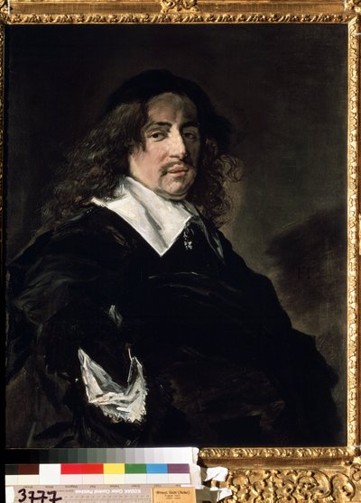 "صورة رجل" ربما تكون هذه برجوازية هولندية. لوحة لفرانز هالز (1581-1666) حوالي 1660 Dim. 84.5x67 cm متحف هيرميتاج سانت بطرسبرغ بواسطة فرانس هالس
