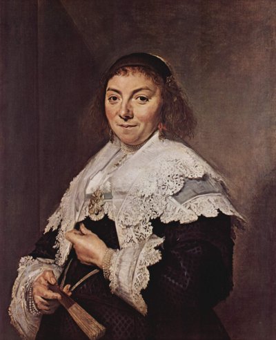 صورة لماريا بيترسدر أوليكان (1607-1655) بواسطة فرانس هالس
