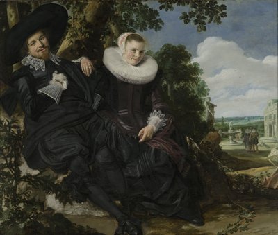 صورة لزوجين ، على الأرجح إسحاق أبراهامز ماسا وبياتريكس فان دير لاين ، حوالي 1622 (زيت على قماش) بواسطة فرانس هالس