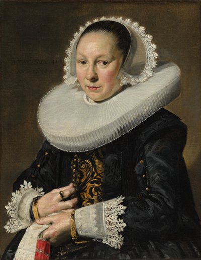 صورة لامرأة ، ربما Aeltje Dircksdr. باتر ، 1638. بواسطة فرانس هالس
