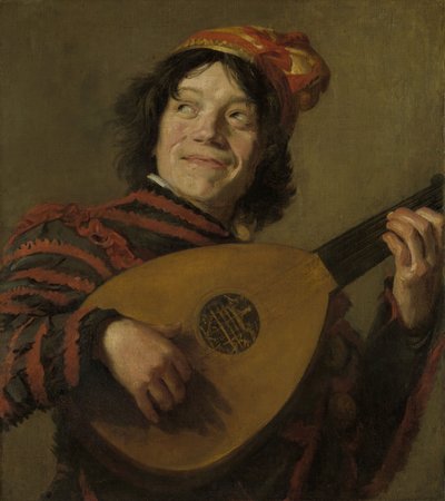 لاعب العود ، 1623-24 بواسطة Frans Hals