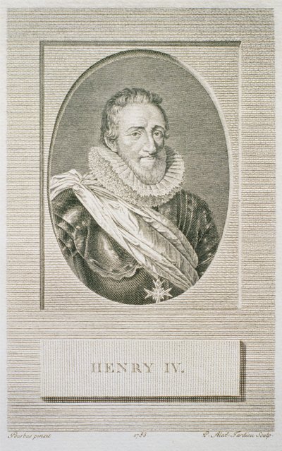 هنري الرابع (1553-1610) ، محفور بواسطة بيير ألكسندر تارديو (1756-1844) ، 1783 بواسطة فرانس الثاني بعد بوربوس