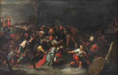 جر المسيح من خلال سد سيدرون بعد اعتقاله بواسطة فرانز الثاني الأصغر فرانكن