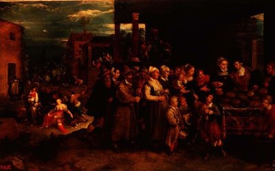 الرحمة السبع ، حوالي 1617 بواسطة فرانز الثاني الأصغر فرانكن