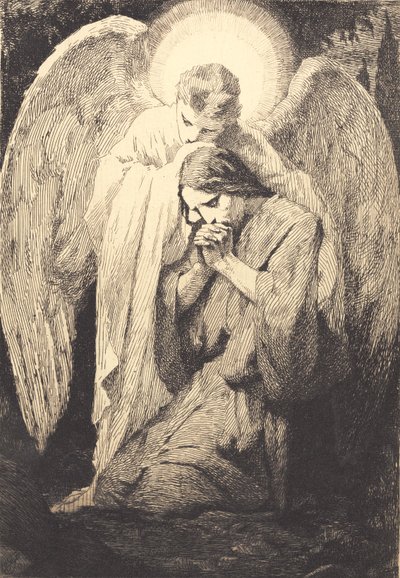 المسيح في جثسيماني بواسطة فرانس شوارتز