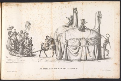 جملان وعجلة الحظ ، 1825 الجمال وعجلة أفانتوير (العنوان على الجسم) بواسطة بورجراف