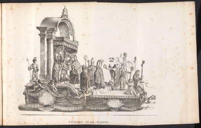 الطفو الثاني في موكب القديس رومبوت ، 1825 Tweeden Prael-Waegen (العنوان على الكائن) بواسطة بورجراف