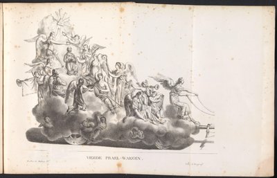 رابع تعويم في موكب القديس رومبوت ، 1825 الرابع Prael-Waegen (العنوان على الكائن) بواسطة بورجراف