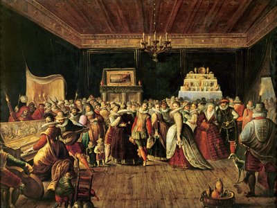 الكرة (زيت على النحاس) بواسطة Frans the Elder Francken