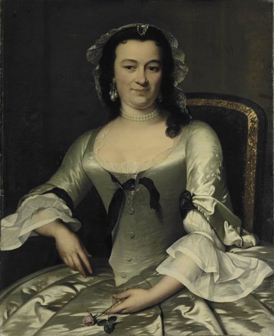 صورة لماريا هنرييت فان دي بول ، زوجة ويليم ساوتيجن بواسطة Frans van der Mijn