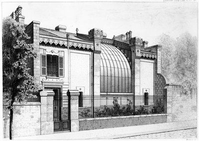 استوديو الرسامين ، 57 ، شارع Arago ، باريس. 1878 بواسطة فرانتس هوغولين