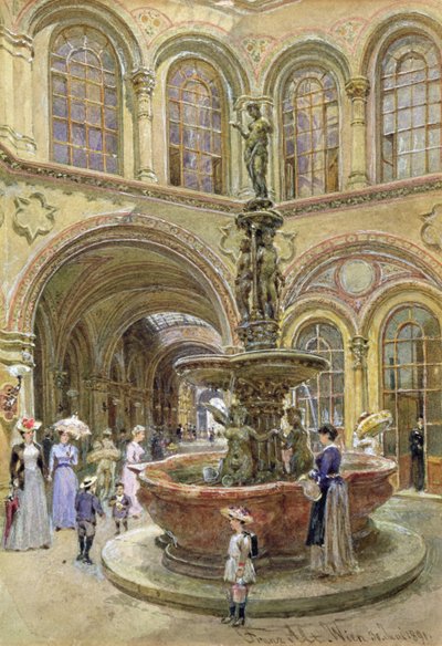 مبنى البنك والبورصة ، Herrengasse ، فيينا ، 1891 بواسطة فرانز البديل
