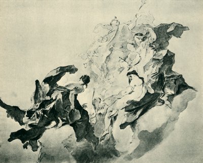 رمزية الإيمان والعدالة والرسم ، 1758-1759 ، 1943. بواسطة فرانز انطون مولبرتش