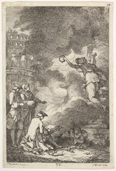 زيارة روما عام 1764 ، 1764. بواسطة فرانز إدموند ويروتر
