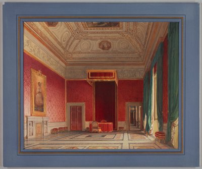 رسم، سالا ديل ثورفالدسن، روما، 1845 بواسطة فرانز هاينريش