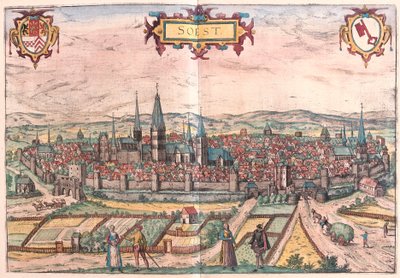 Soest ، ألمانيا (نقش بواسطة فرانز هوجينبرغ