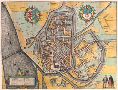 Zutphen ، هولندا (نقش بواسطة فرانز هوجينبرغ