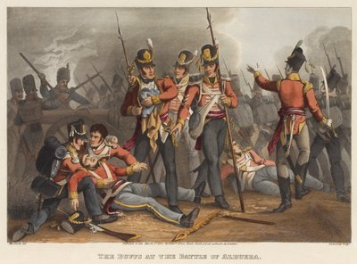 هواة معركة البويرا (ألوان مائية) بواسطة فرانز جوزيف بعد Manskirch